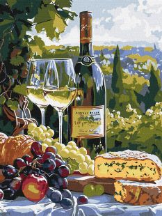 Malen nach Zahlen - Der Geschmack von Chardonnay ©art_selena_ua