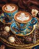 Malen nach Zahlen - Eine Tasse Inspiration mit extra Metallic-Farben ©art_selena_ua