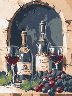 Malen nach Zahlen - Die Harmonie des Weins ©art_selena_ua