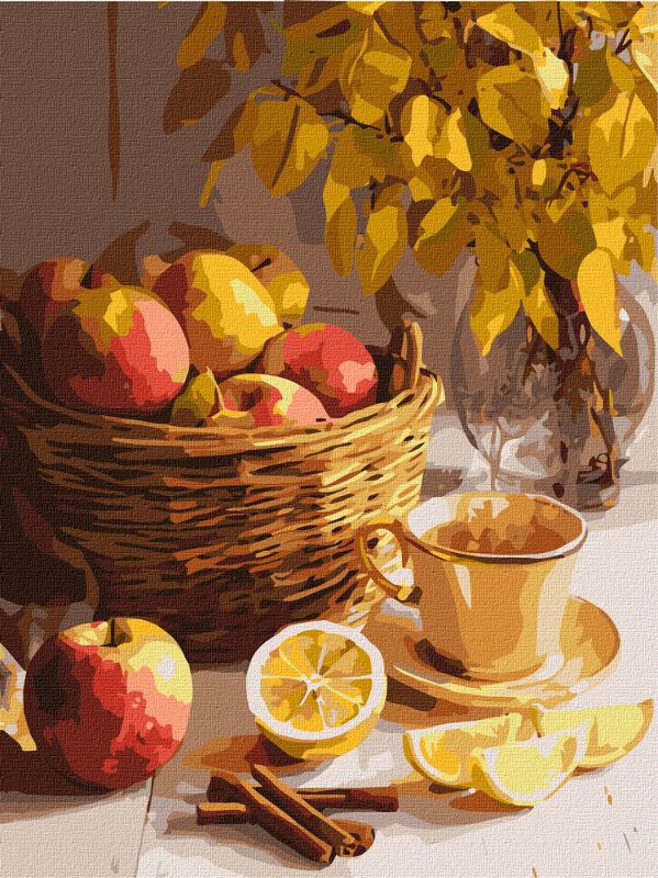 Malen nach Zahlen - Korb voller Inspiration ©art_selena_ua