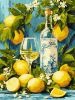 Malen nach Zahlen - Weißwein und Zitronen ©art_selena_ua