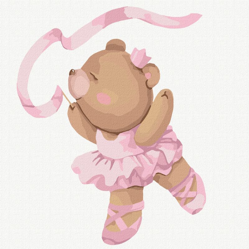 Malen nach Zahlen - Ballerina ©tanya_bonya