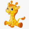 Malen nach Zahlen - Kleine Giraffe