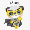 Malen nach Zahlen - Cooler Panda