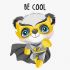 Painting by numbers - Cool Panda