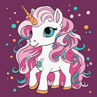 Malen nach Zahlen - Magisches Einhorn ©art_selena_ua