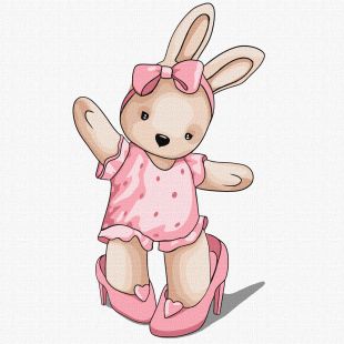 Malen nach Zahlen - Kleine Fashionista ©tanya_bonya