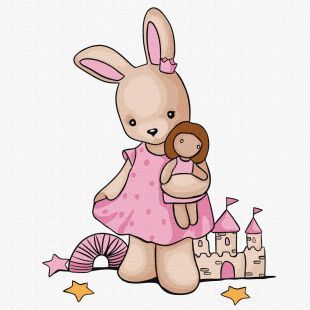 Malen nach Zahlen - Charmante Prinzessin ©tanya_bonya