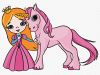 Painting by numbers - A princess and a unicorn