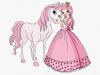 Malen nach Zahlen - Eine Prinzessin und ein Pony