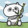 Malen nach Zahlen - Niedlicher Panda