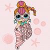 Painting by numbers - L.O.L. Surprise! Mermaids Neon QT