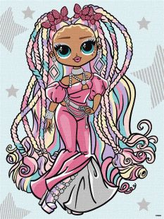 Malen nach Zahlen - L.O.L. Surprise! O.M.G. Fashion show Twist Queen