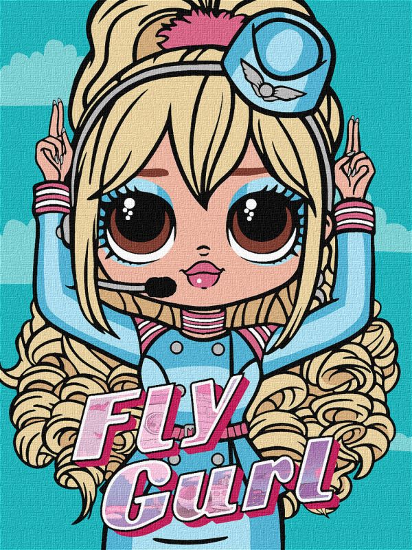 Malen nach Zahlen - L.O.L. Surprise! O.M.G. Fly Gurl