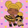 Malen nach Zahlen - L.O.L. Surprise! TroopSurprise Queen Bee With Queen Pup