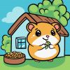 Malen nach Zahlen - Der Hamster ©art_selena_ua