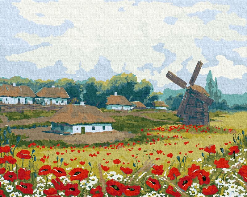 Malen nach Zahlen - Sommer auf dem Bauernhof ©Jaroslav Chyzhevsky