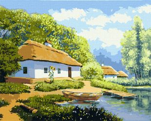 Malen nach Zahlen - Urlaub bei der Großmutter ©Jaroslav Chyzhevsky