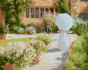 Malen nach Zahlen - Im Sommergarten ©Ira Volkova