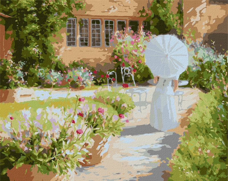 Painting by numbers - In the summer garden ©Ira Volkova
