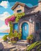 Malen nach Zahlen - Haus an der Küste ©art_selena_ua