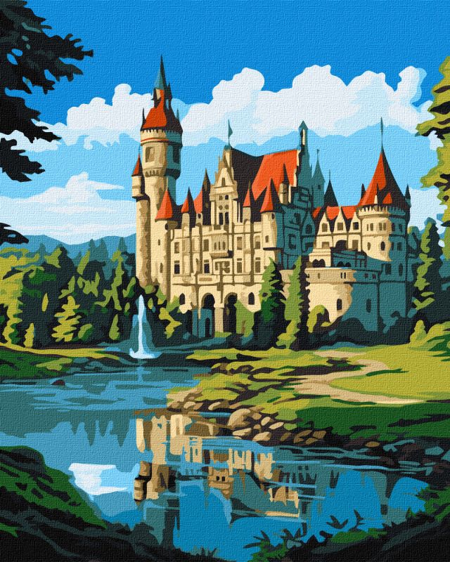 Malen nach Zahlen - Magisches Schloss ©art_selena_ua