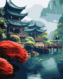 Malen nach Zahlen - Der Morgen in den Bergen ©art_selena_ua