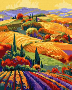 Malen nach Zahlen - Lebendige Landschaft ©art_selena_ua