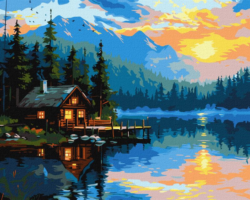 Painting by numbers - Lake cosiness ©art_selena_ua