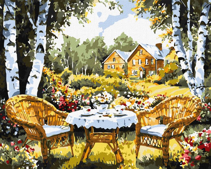 Malen nach Zahlen - Das Traumhaus im Grünen ©art_selena_ua