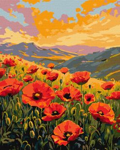 Malen nach Zahlen - Stille zwischen den Mohnblumen ©art_selena_ua