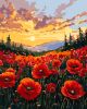 Malen nach Zahlen - Ein Feld voller Mohnblumen ©art_selena_ua
