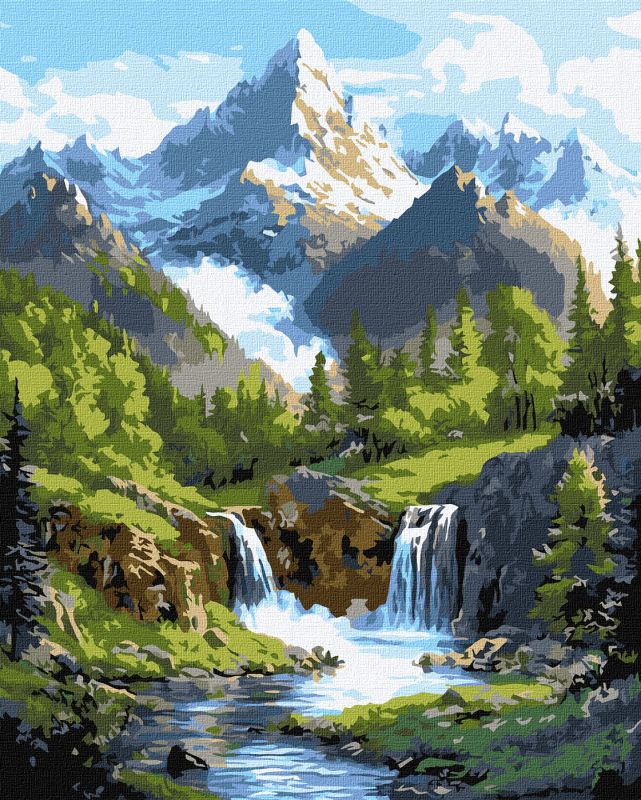 Malen nach Zahlen - Berglandschaften ©art_selena_ua