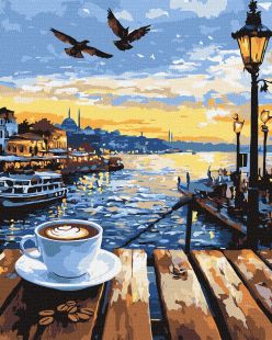 Malen nach Zahlen - Istanbul am Morgen ©art_selena_ua