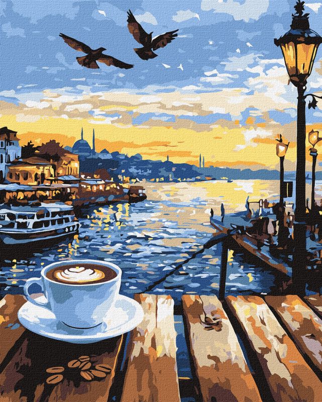 Malen nach Zahlen - Istanbul am Morgen ©art_selena_ua