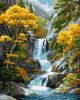 Malen nach Zahlen - Unter dem Wasserfall des Herbstes ©art_selena_ua