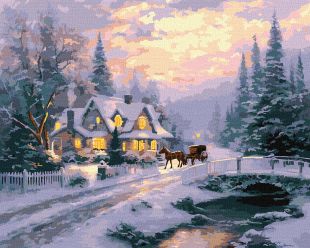 Malen nach Zahlen - Neujahrsfriedens ©art_selena_ua