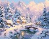 Malen nach Zahlen - Winterkomfort in den Bergen ©art_selena_ua
