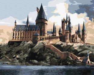 Malen nach Zahlen - Harry Potter: Hogwarts bei Tag ©Warner Bros.