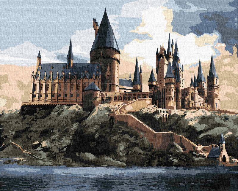 Malen nach Zahlen - Harry Potter: Hogwarts bei Tag ©Warner Bros.