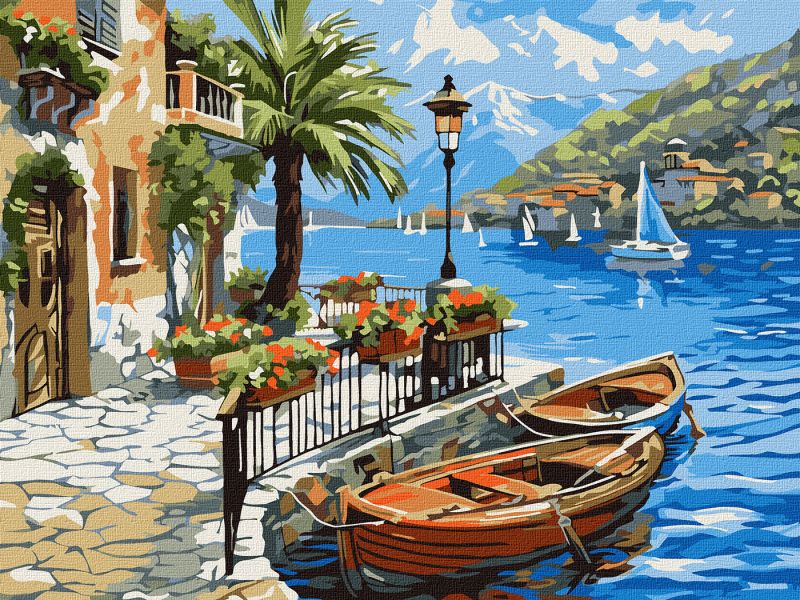 Malen nach Zahlen - Boot am sonnigen Strand ©art_selena_ua