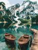 Malen nach Zahlen - Boote auf dem spiegelglatten See ©art_selena_ua