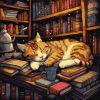 Malen nach Zahlen - Flauschiger Buchliebhaber ©art_selena_ua