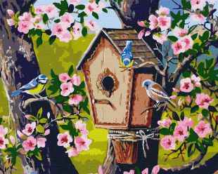 Malen nach Zahlen - Einzugsfest für Vögel ©Oleksandr Zakusilov