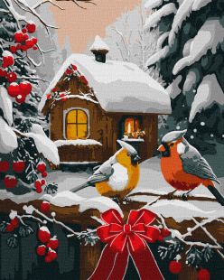 Malen nach Zahlen - Schneemärchen ©art_selena_ua
