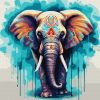 Painting by numbers - Lovely elephant ©art_selena_ua