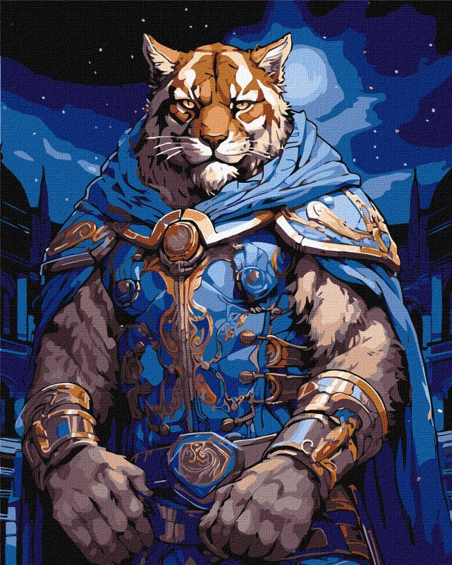 Painting by numbers - A strong beast ©zubenko.oleksii