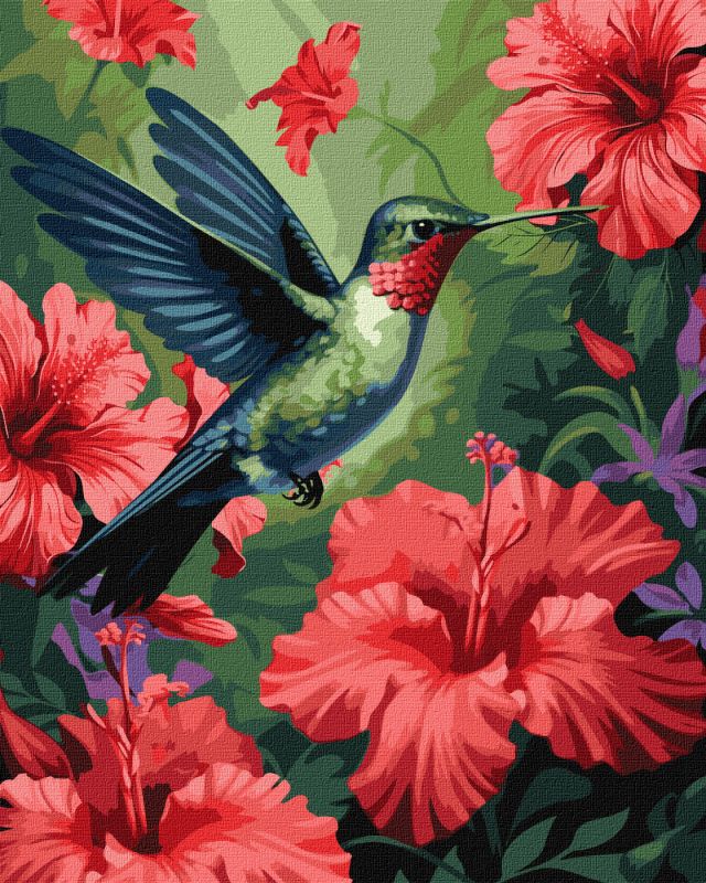 Malen nach Zahlen - In einem paradiesischen Garten ©art_selena_ua