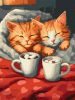 Malen nach Zahlen - Die verliebten Katzen ©art_selena_ua
