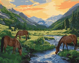 Malen nach Zahlen - Stunde vor der Dämmerung ©art_selena_ua